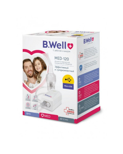 Інгалятор компресорний B.Well Швейцарія MED-120 Інгалятор компресорний B.Well Швейцарія MED-120
